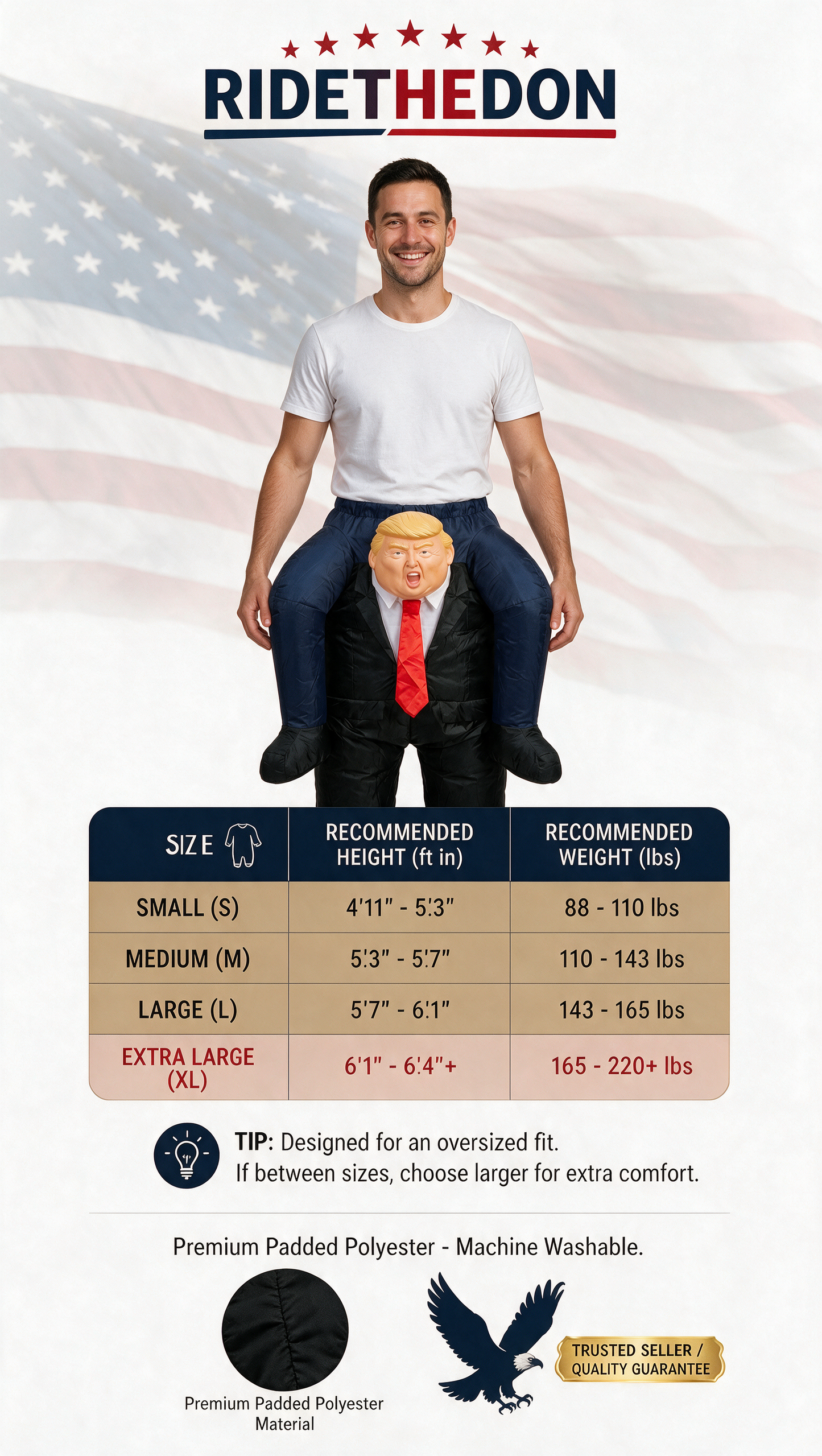 RideTheDon™ - Trump Onesie